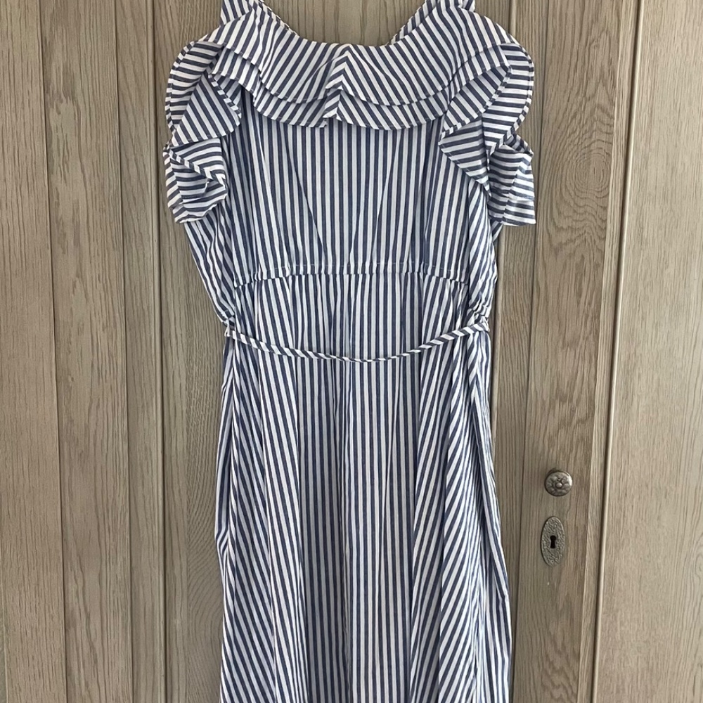 Pho wrap seersucker dress - Picture 4 of 7